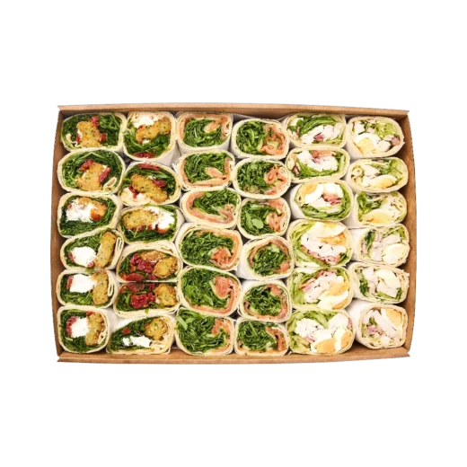 Gourmet Wrap Box, Seasonal fruit & Slice