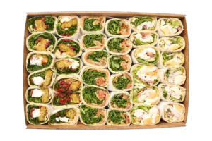 Gourmet Wrap Box, Seasonal fruit & Slice